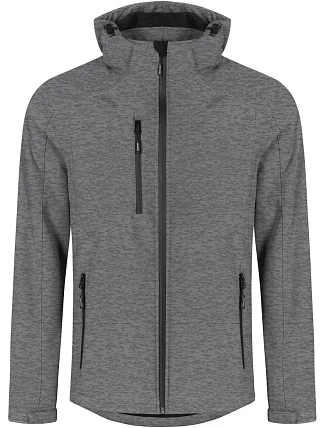 Promodoro 7850 Pánská 3-vrstvá softshellová bunda 40.7850 heather grey Promodoro 7850 Pánská 3-vrstvá softshellová bunda 40.7850 heather grey