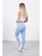 Modré legínové kalhoty Brooklyn Modré legínové kalhoty Brooklyn