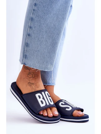 Dámské pantofle Big Star Classic JJ274A323 námořnická modrá