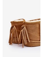 Dětské izolované Botky Sněžáky se šňůrkami Camel Mikyla