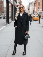 Dámský přechodný oversize kabát černý FashionStreet NY0764z