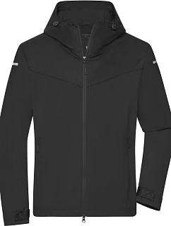 Daiber JN 1180 Pánská outdoorová softshellová bunda 02.1180 black