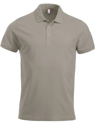 Clique Classic Lincoln S/S Pánské piqué polo z těžké bavlny 67.8244 silver Clique Classic Lincoln S/S Pánské piqué polo z těžké bavlny 67.8244 silver