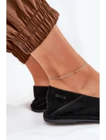 Zamšové dámské baleríny Big Star RR274080 Černé Zamšové dámské baleríny Big Star RR274080 Černé