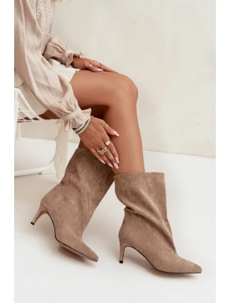 Boty na podpatku  model 222512 Step in style