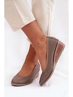 Polobotky na podpatku model 226087 Step in style