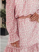 Španělské šaty KERVEN růžové FashionStreet EY2469 Španělské šaty KERVEN růžové FashionStreet EY2469