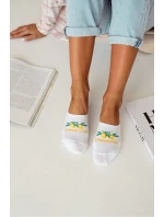 Dámské Ponožky Microstopky Bavlněné Limoncello Bílé Dámské Ponožky Microstopky Bavlněné Limoncello Bílé