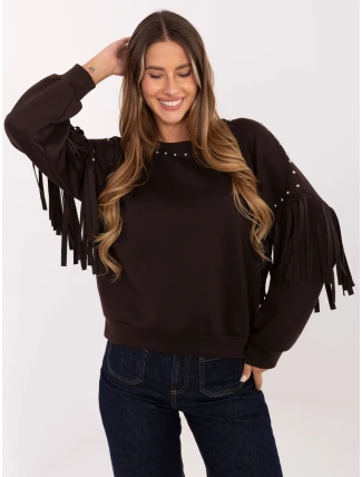 Mikina IT BL 21731.85 tmavě hnědá