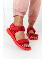 Women's Sport Sandals Big Star HH274A027 Red