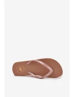 Dámské žabky – světle hnědé