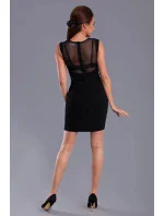 Dámské krátké šaty EMAMODA černé - Černá / L - EMAMODA Dámské krátké šaty EMAMODA černé - Černá / L - EMAMODA