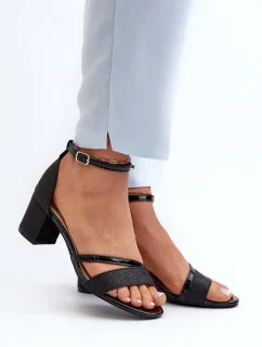 Sandály na podpatku model 196653 Step in style