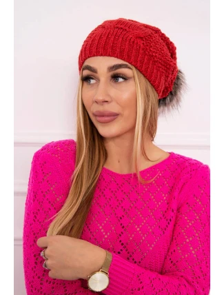 Fleecová čepice Sandra K210 raspberry Fleecová čepice Sandra K210 raspberry