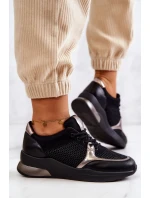 Módní sportovní obuv Dámské tenisky Black Danielle Módní sportovní obuv Dámské tenisky Black Danielle