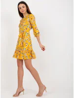 Šaty LK SK 507601.32P tmavě žluté