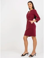 Dámské šaty TW SK BL 1011 šaty.17 bordó - FPrice