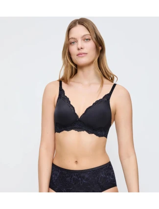 Dámská podprsenka Amourette Charm T P - tmavě šedá 00JO - TRIUMPH Dámská podprsenka Amourette Charm T P - tmavě šedá 00JO - TRIUMPH