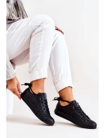 Nízké kožené Tenisová obuv Big Star JJ274006 Černé