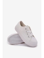 Dětské Šněrovací Boty Big Star RR374009 Bílé