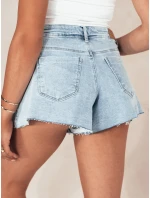 Dámské světle modré džínové šortky SUMRBREEZ FashionStreet SY0353