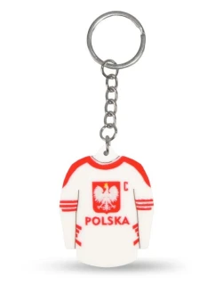 Hokejový dres - klíčenka Polsko (Home) SREBBREKH-PL