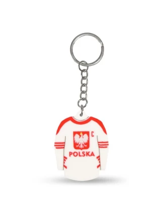 Hokejový dres - klíčenka Polsko (Home) SREBBREKH-PL