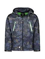 Pánská tmavě modrá softshellová bunda Geographical Norway Techno (WU4549H-GN-NAVY-GREEN) Pánská tmavě modrá softshellová bunda Geographical Norway Techno (WU4549H-GN-NAVY-GREEN)