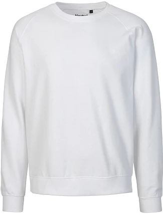 Neutral O 63001 Unisex raglánová mikina z bio bavlny 77.6301 white Neutral O 63001 Unisex raglánová mikina z bio bavlny 77.6301 white