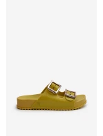 Dámské Žabky Hladké ZAXY LL285077 Limetkové