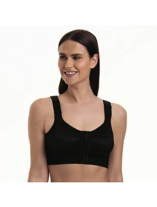 Leeds kompresní podprsenka zapínání vpředu 4111 black - Anita Care Leeds kompresní podprsenka zapínání vpředu 4111 black - Anita Care