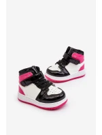Dětské Sportovní Lakované Boty Růžovo-Bílé Milara