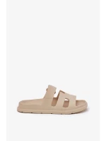 Dámské pěnové pantofle – béžové