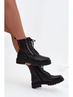 Dámské workery – černé Ivonelle, zateplené