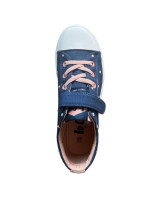 Dívčí sportovní boty Jr LCW-24-02-2161K Jeans modrá s růžovou - Lee Cooper