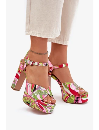 Sandály na podpatku  model 214389 Step in style