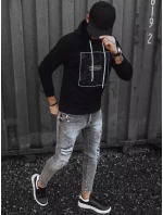 Pánská černá mikina FashionStreet BX5467