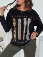 MODEZINE dámská oversize halenka černá FashionStreet RY2690