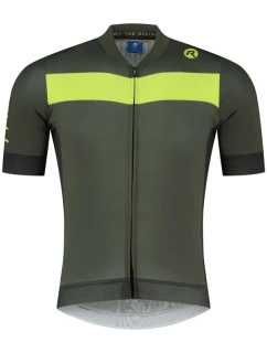 Rogelli pánský dres PRIME zelená/žlutá 2XL