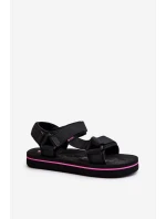 Dámské sandály na platformě Lee Cooper LCW-24-05-2751L Černé