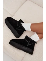 Semišové dámské zimní boty na platformě Vinceza 97962 Černé Semišové dámské zimní boty na platformě Vinceza 97962 Černé