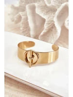 Dámský náramek se zlatým zdobením z nerezové oceli