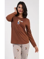 Dámské pyžamo dlouhé Bear Dámské pyžamo dlouhé Bear