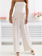 Kalhoty CS SP XYS3649.95 světle béžové