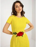 LK SK 506318 šaty.16P žlutá LK SK 506318 šaty.16P žlutá