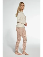 DÁMSKÉ PYŽAMO DR 671/344 VEČERNÍ