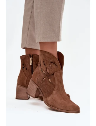 Boty na podpatku  model 222964 Step in style