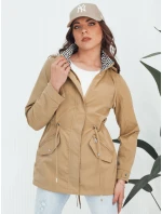 Dámská bunda AVELIN tmavě béžová FashionStreet TY4347