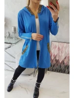 Halenka s ozdobnou chrpovou stuhou Halenka s ozdobnou chrpovou stuhou