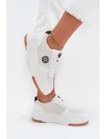 Dámské tenisky na platformě Big Star HI-POLY SYSTEM – bílé